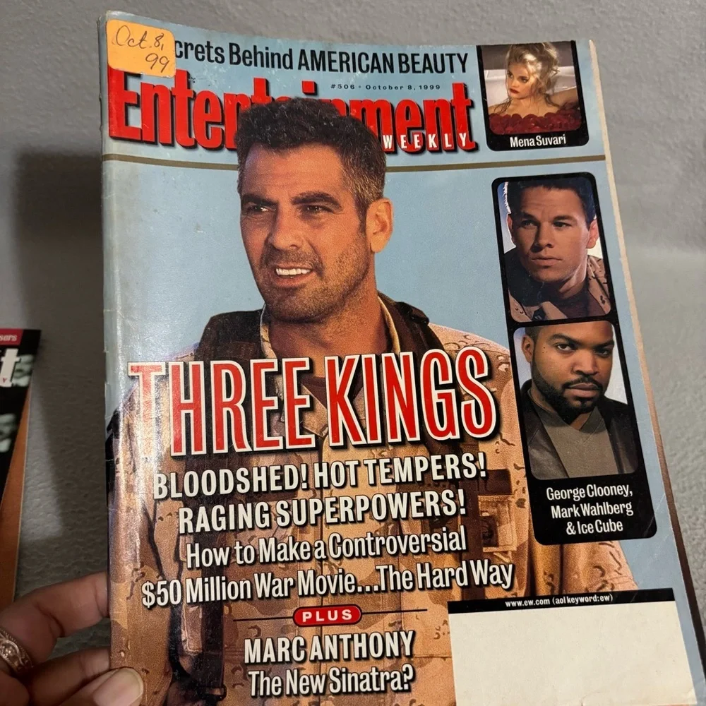Four Vintage Entertainment Weekly Magazine Collection from the 1990’s